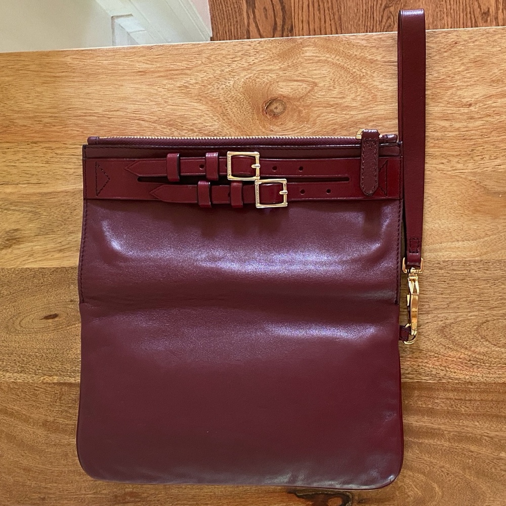 Burberry Deep Burgundy Wristlet - Picture 8 of 14
